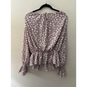 Pink‎ & Lily Size L Long Sleeved Blouse (A430)